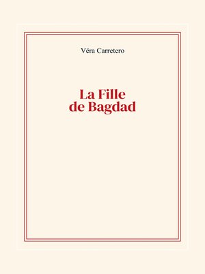 cover image of La Fille de Bagdad